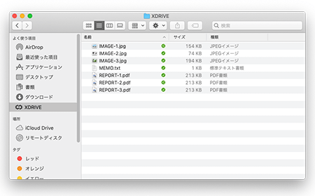 ファイル操作 (MacOS)